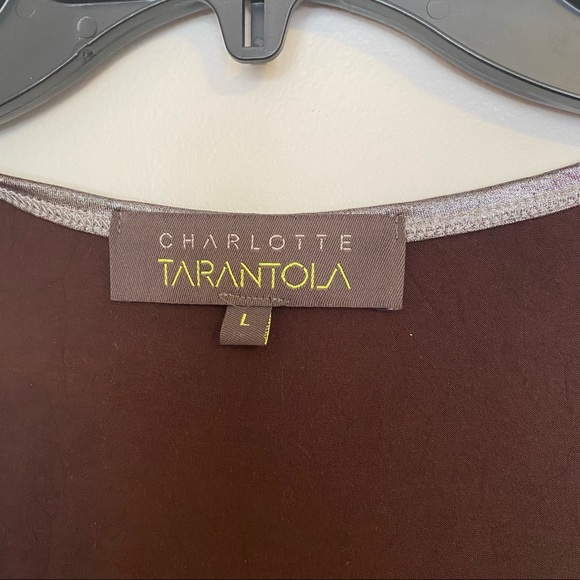Charlotte Tarantola Silver Tank Top Size L - Picture 4 of 5